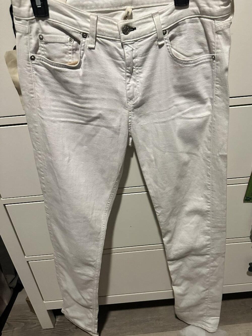 Rag & Bone Dre Jeans- White Skinny- New